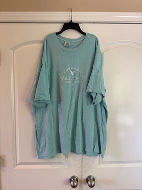 Return to Mickey & Co Mint Comfort Colors Tee CALLOUT